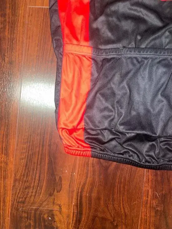 Merida Men's Short Sleeve Cycling Jersey Full Zip MTB Bike Shirt - Black/Red - Picture 13 of 16